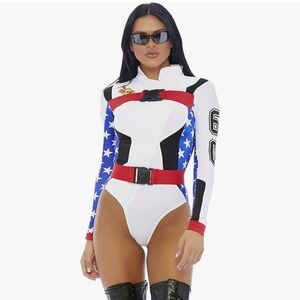 Forplay womens Step on It Sexy Motorcross Costume